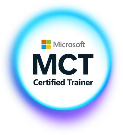 Microsoft Certified Trainer (MCT) Credly badge