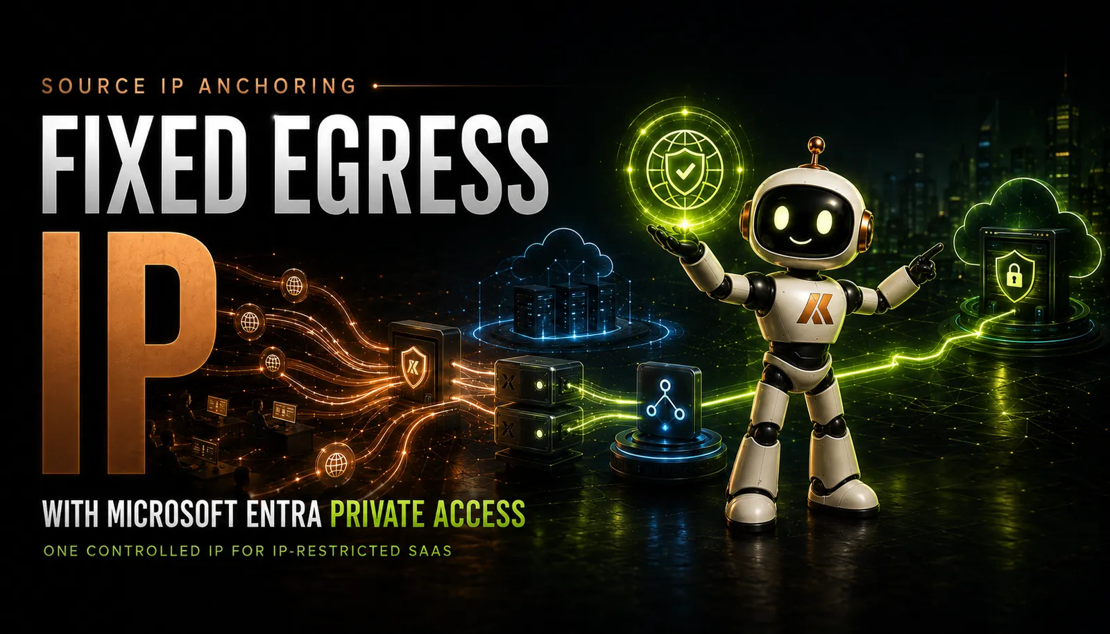 Giving SaaS Applications a Fixed Egress IP with Microsoft Entra Private Access"
